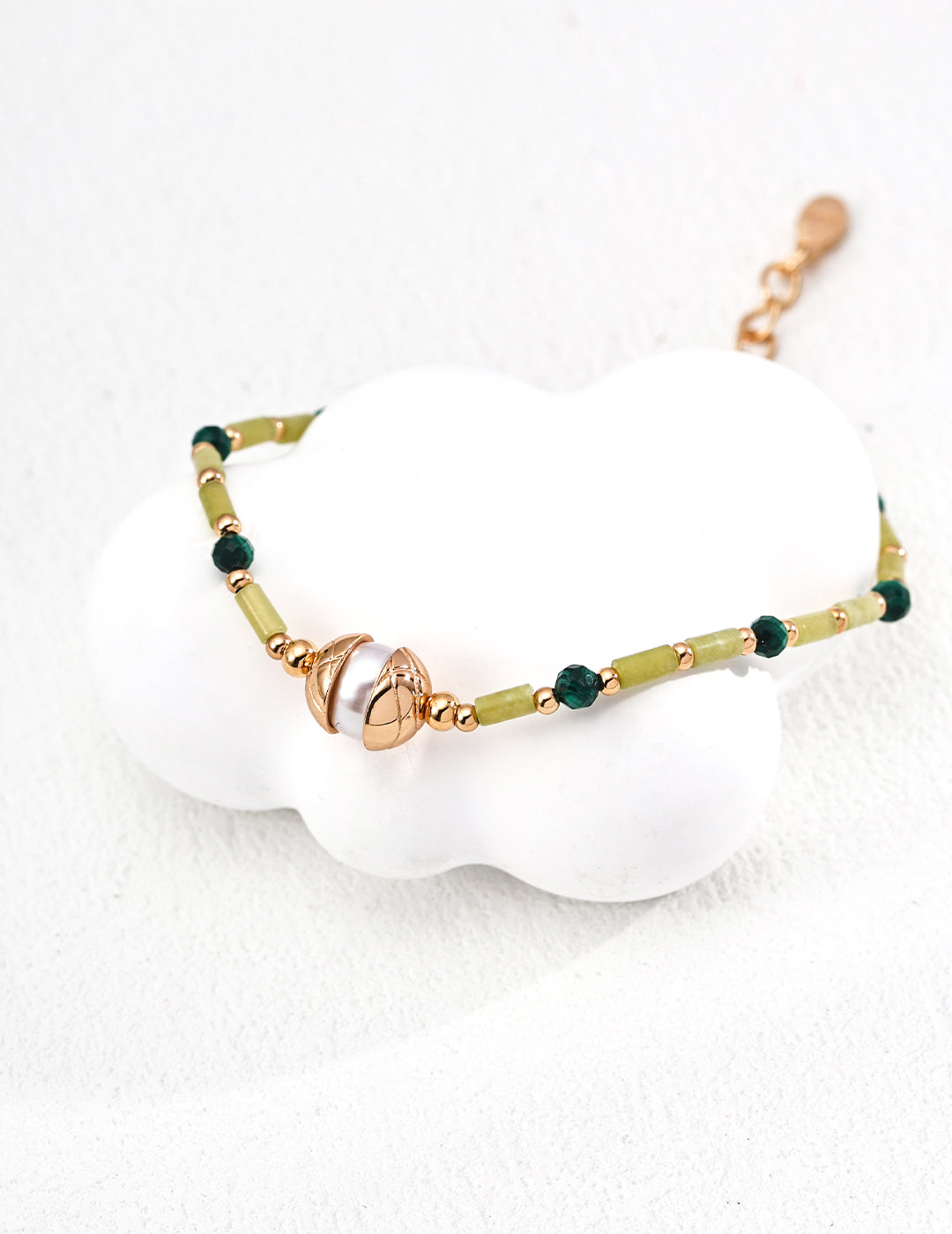 Garden Bloom 925 Sterling Silver Pearl Earrings & Bracelet Set