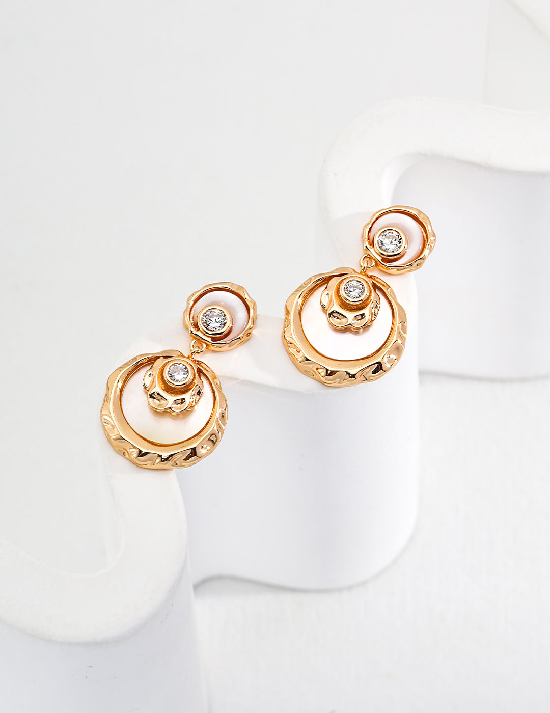 S925 Elegant Wave Pearl Jewelry Set