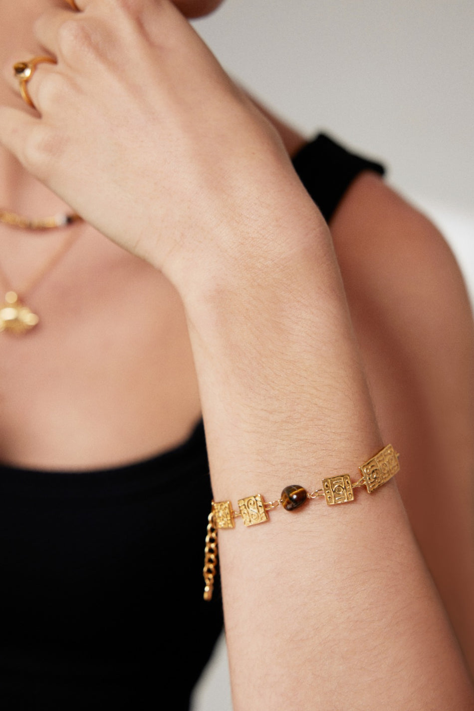 Tiger’s Eye Sterling Silver Bracelet | Symbol of Strength & Fortune