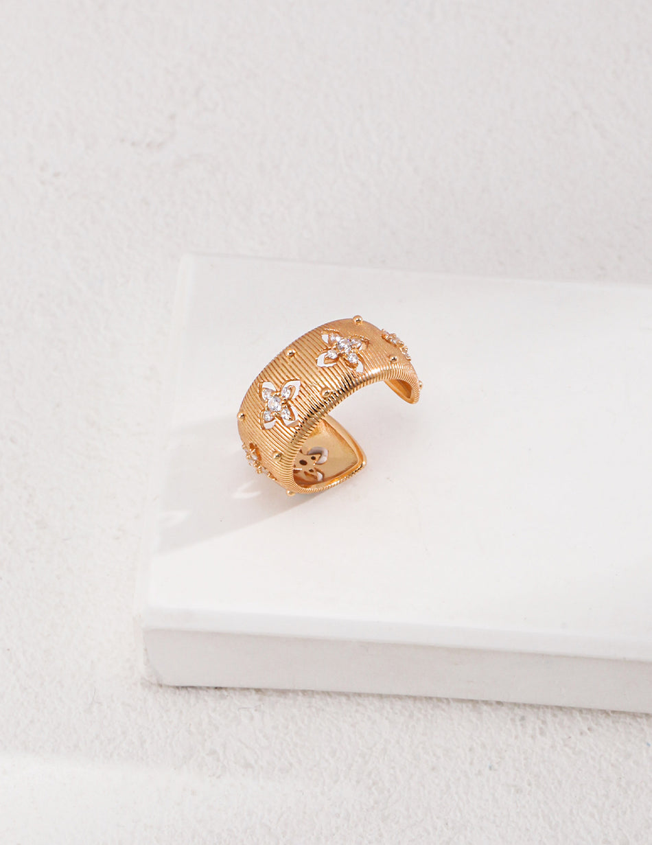Sterling Silver Minimalist Ring | Vintage Texture | Timeless Elegance